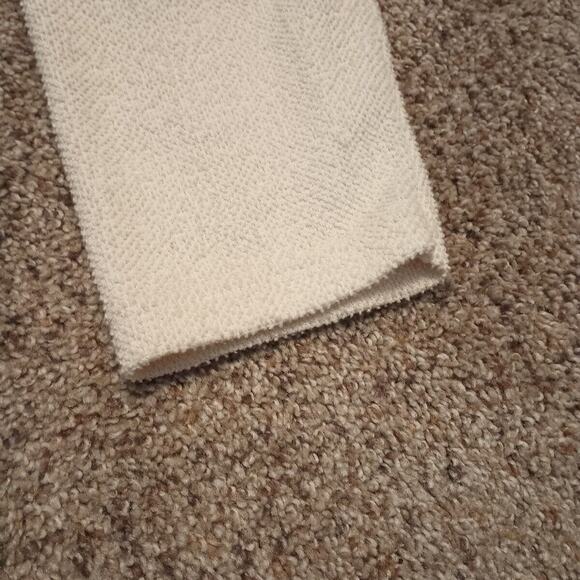 Vtg Art Unlimited Cardigan Terry Cloth Sweatshirt Womens Flowers Birds XL 90s - Picture 8 of 13